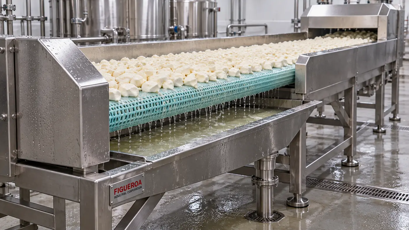 FIC-branded dairy conveyor