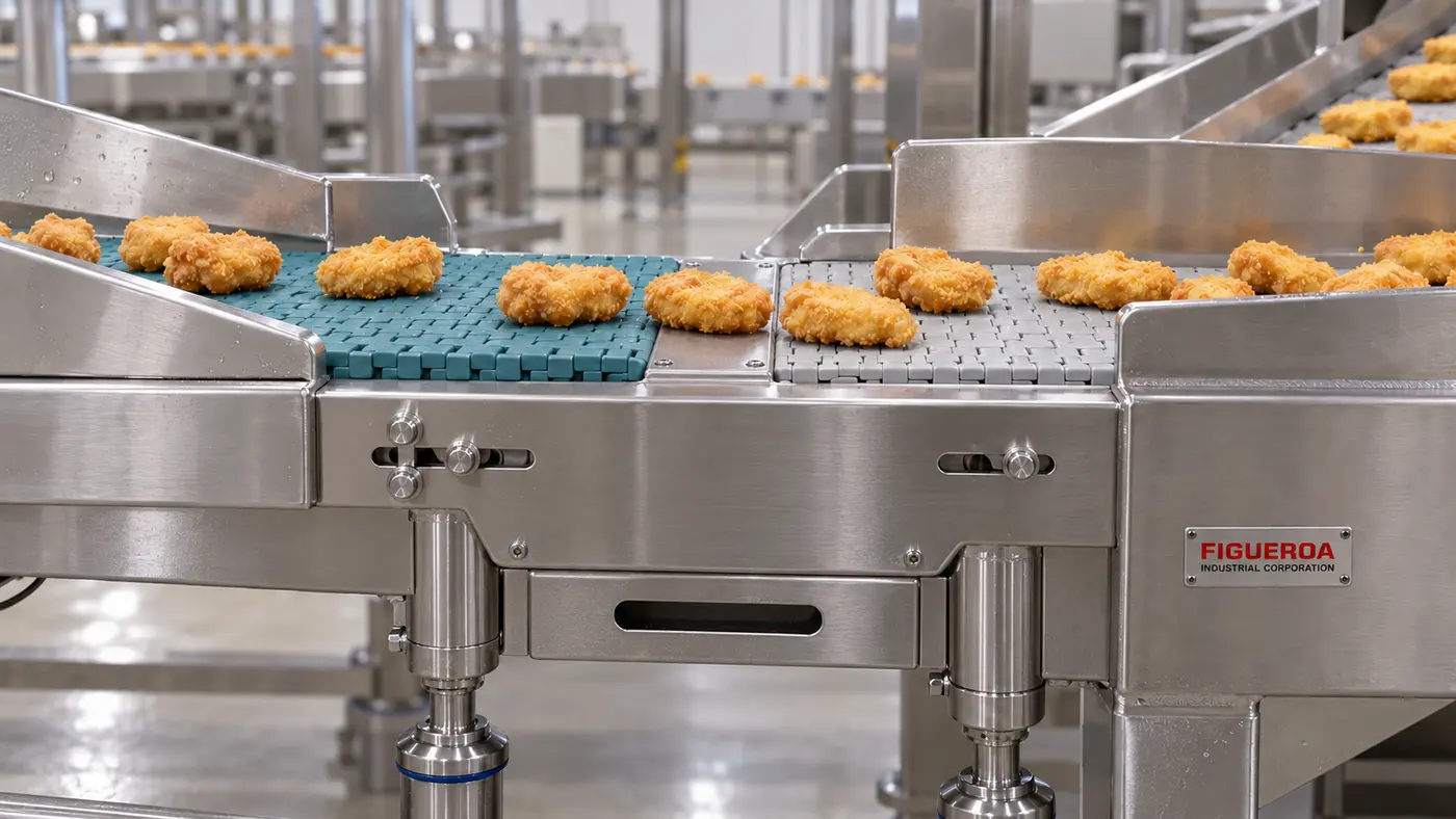FIC-branded washdown conveyor system
