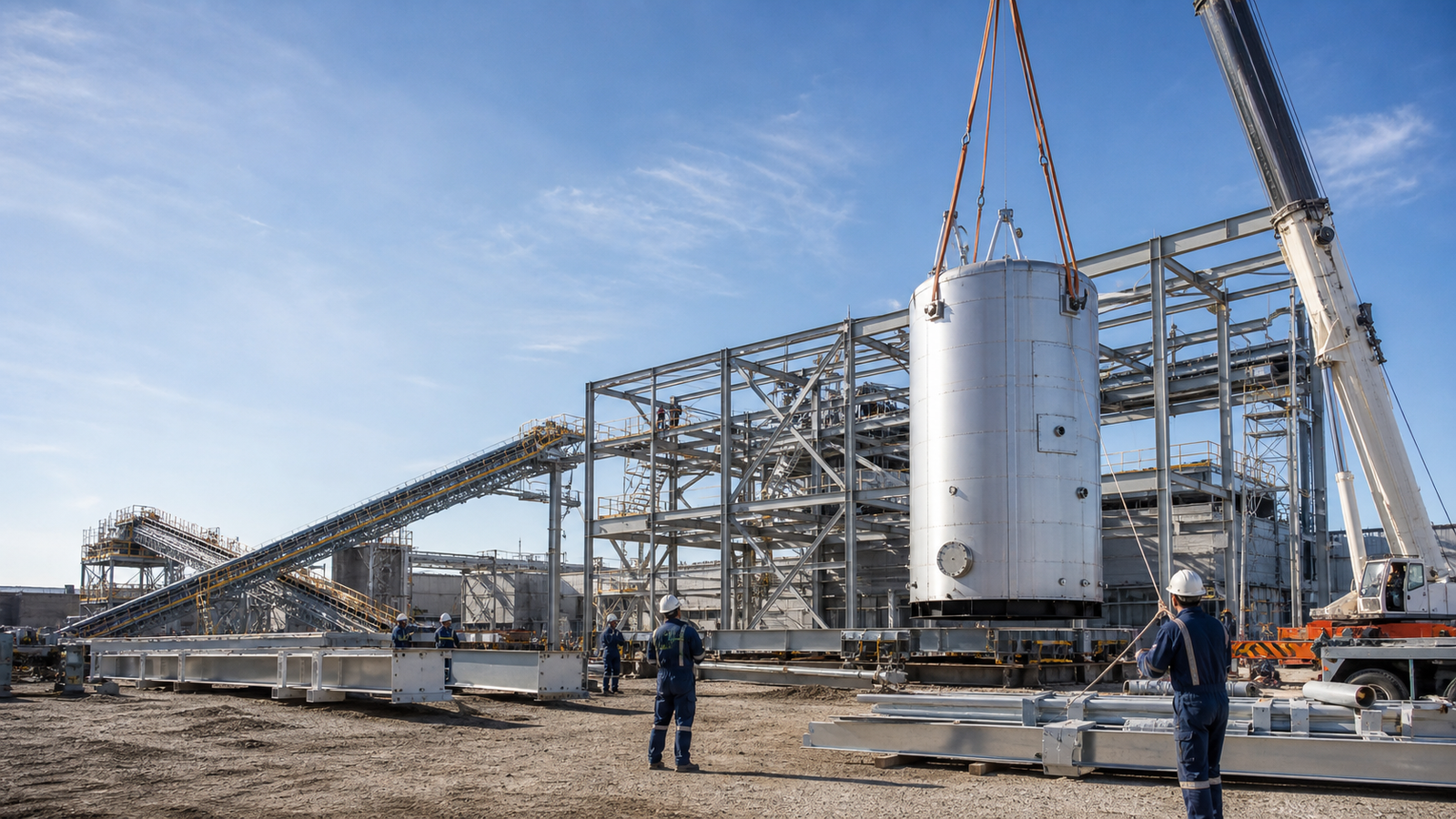 Structural steel fabrication and erection