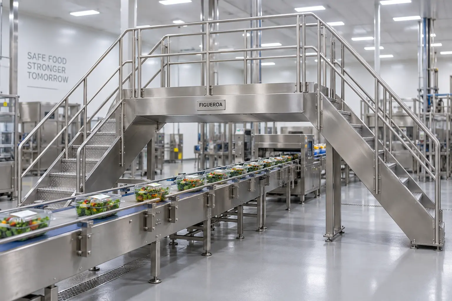 FIC custom crossover platform and industrial work access
